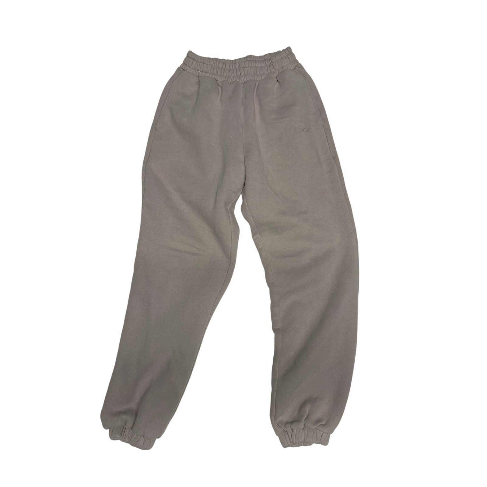 Comfrt Sweatpants Joggers Taupe Beige Fleece Lounge Pants Size Small